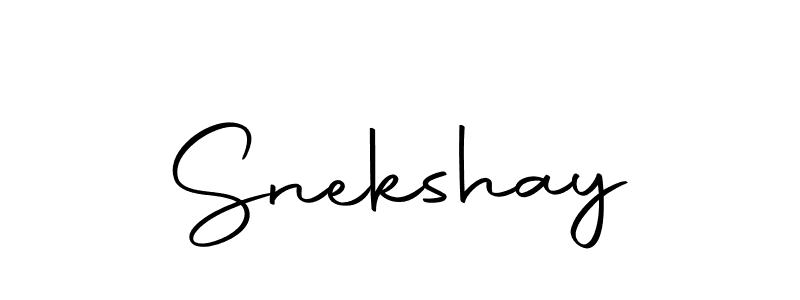 Design your own signature with our free online signature maker. With this signature software, you can create a handwritten (Autography-DOLnW) signature for name Snekshay. Snekshay signature style 10 images and pictures png