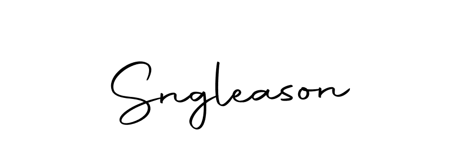 You should practise on your own different ways (Autography-DOLnW) to write your name (Sngleason) in signature. don't let someone else do it for you. Sngleason signature style 10 images and pictures png