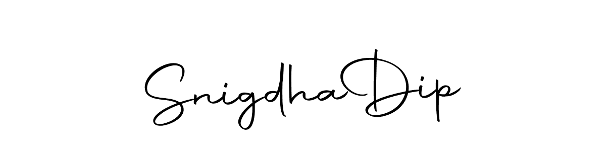 You should practise on your own different ways (Autography-DOLnW) to write your name (Snigdha  Dip) in signature. don't let someone else do it for you. Snigdha  Dip signature style 10 images and pictures png