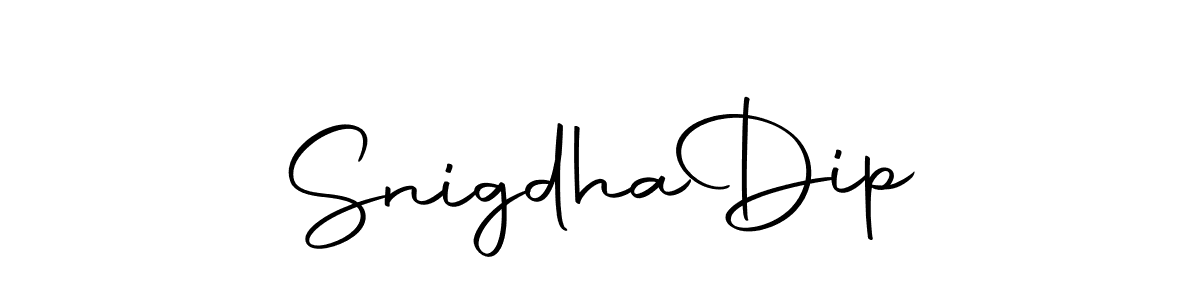 Snigdha  Dip stylish signature style. Best Handwritten Sign (Autography-DOLnW) for my name. Handwritten Signature Collection Ideas for my name Snigdha  Dip. Snigdha  Dip signature style 10 images and pictures png