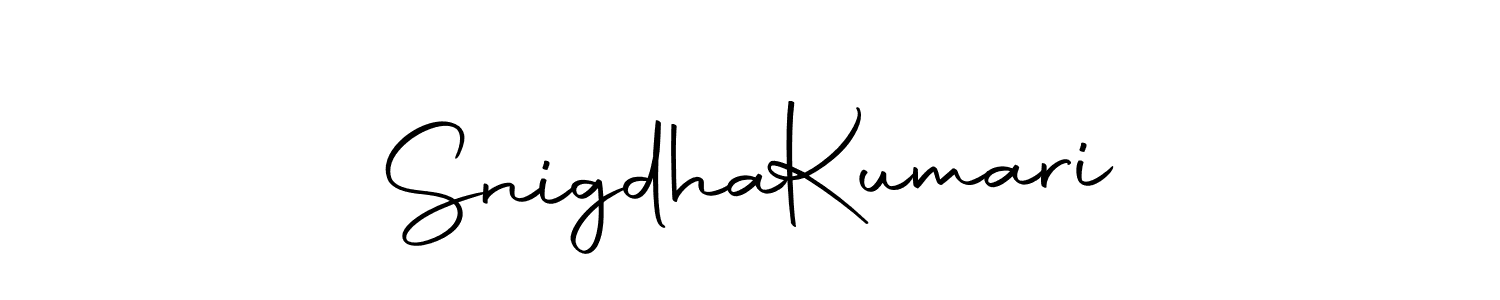 How to make Snigdha  Kumari signature? Autography-DOLnW is a professional autograph style. Create handwritten signature for Snigdha  Kumari name. Snigdha  Kumari signature style 10 images and pictures png