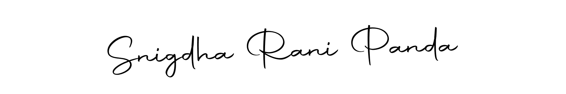 if you are searching for the best signature style for your name Snigdha Rani Panda. so please give up your signature search. here we have designed multiple signature styles  using Autography-DOLnW. Snigdha Rani Panda signature style 10 images and pictures png