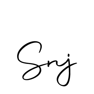 It looks lik you need a new signature style for name Snj. Design unique handwritten (Autography-DOLnW) signature with our free signature maker in just a few clicks. Snj signature style 10 images and pictures png