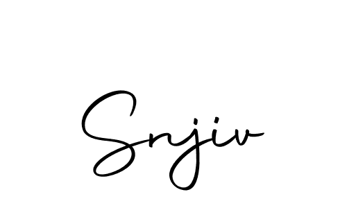 The best way (Autography-DOLnW) to make a short signature is to pick only two or three words in your name. The name Snjiv include a total of six letters. For converting this name. Snjiv signature style 10 images and pictures png