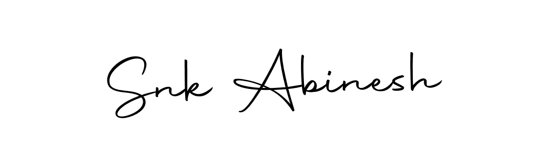 How to make Snk Abinesh signature? Autography-DOLnW is a professional autograph style. Create handwritten signature for Snk Abinesh name. Snk Abinesh signature style 10 images and pictures png