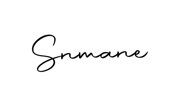 Create a beautiful signature design for name Snmane. With this signature (Autography-DOLnW) fonts, you can make a handwritten signature for free. Snmane signature style 10 images and pictures png