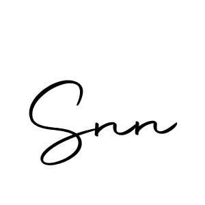 Use a signature maker to create a handwritten signature online. With this signature software, you can design (Autography-DOLnW) your own signature for name Snn. Snn signature style 10 images and pictures png