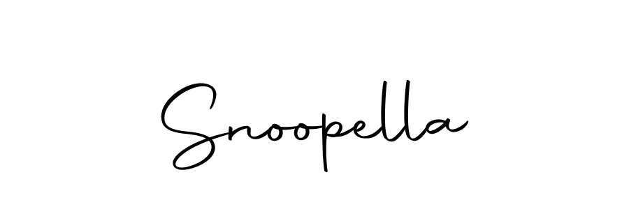 How to make Snoopella signature? Autography-DOLnW is a professional autograph style. Create handwritten signature for Snoopella name. Snoopella signature style 10 images and pictures png