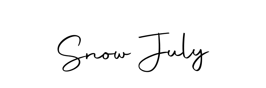 You should practise on your own different ways (Autography-DOLnW) to write your name (Snow July) in signature. don't let someone else do it for you. Snow July signature style 10 images and pictures png
