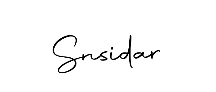 Also we have Snsidar name is the best signature style. Create professional handwritten signature collection using Autography-DOLnW autograph style. Snsidar signature style 10 images and pictures png