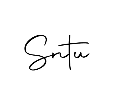 How to make Sntu name signature. Use Autography-DOLnW style for creating short signs online. This is the latest handwritten sign. Sntu signature style 10 images and pictures png