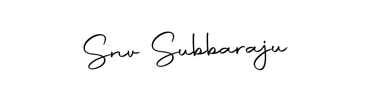 The best way (Autography-DOLnW) to make a short signature is to pick only two or three words in your name. The name Snv Subbaraju include a total of six letters. For converting this name. Snv Subbaraju signature style 10 images and pictures png