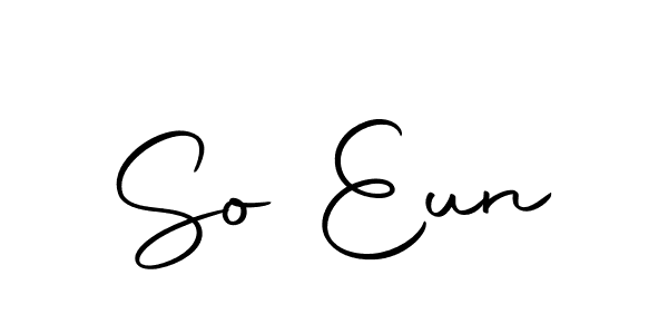 How to make So Eun name signature. Use Autography-DOLnW style for creating short signs online. This is the latest handwritten sign. So Eun signature style 10 images and pictures png