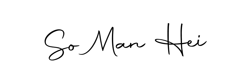 Also we have So Man Hei name is the best signature style. Create professional handwritten signature collection using Autography-DOLnW autograph style. So Man Hei signature style 10 images and pictures png