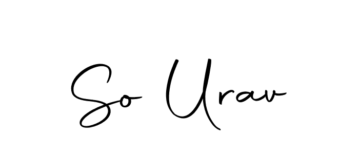 You can use this online signature creator to create a handwritten signature for the name So Urav. This is the best online autograph maker. So Urav signature style 10 images and pictures png