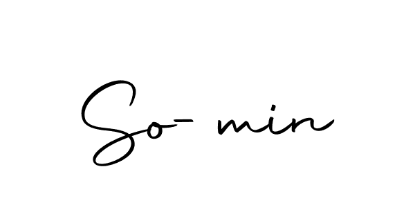 if you are searching for the best signature style for your name So-min. so please give up your signature search. here we have designed multiple signature styles  using Autography-DOLnW. So-min signature style 10 images and pictures png