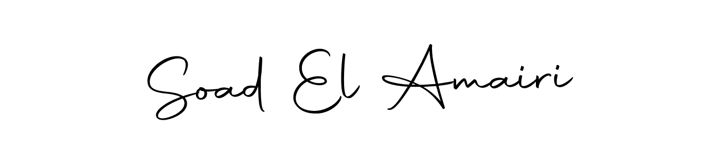 How to make Soad El Amairi signature? Autography-DOLnW is a professional autograph style. Create handwritten signature for Soad El Amairi name. Soad El Amairi signature style 10 images and pictures png