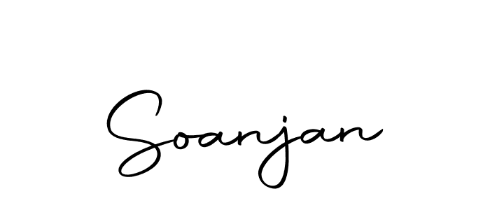 The best way (Autography-DOLnW) to make a short signature is to pick only two or three words in your name. The name Soanjan include a total of six letters. For converting this name. Soanjan signature style 10 images and pictures png
