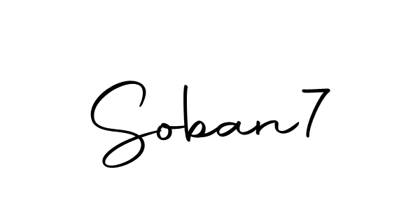 if you are searching for the best signature style for your name Soban7. so please give up your signature search. here we have designed multiple signature styles  using Autography-DOLnW. Soban7 signature style 10 images and pictures png