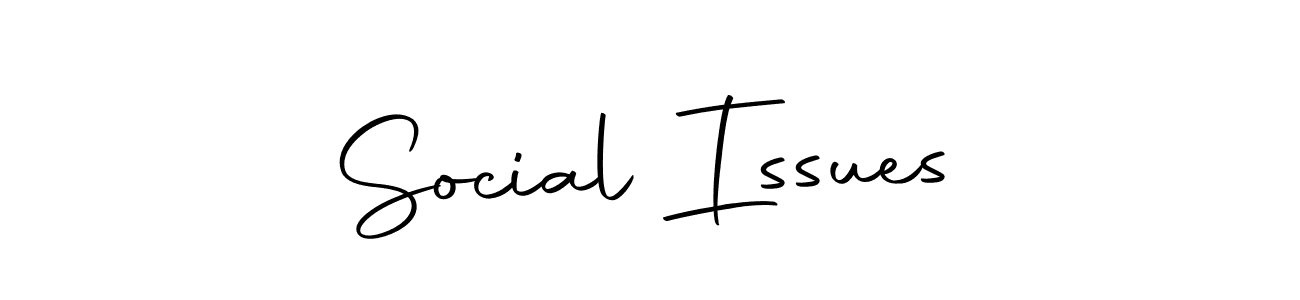 Social Issues stylish signature style. Best Handwritten Sign (Autography-DOLnW) for my name. Handwritten Signature Collection Ideas for my name Social Issues. Social Issues signature style 10 images and pictures png