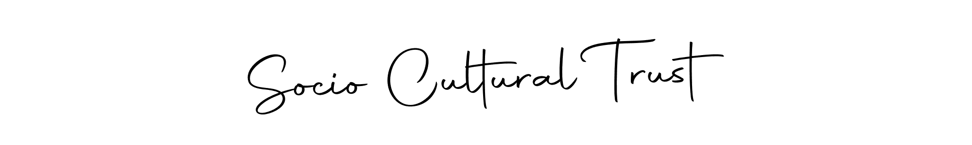 Use a signature maker to create a handwritten signature online. With this signature software, you can design (Autography-DOLnW) your own signature for name Socio Cultural Trust. Socio Cultural Trust signature style 10 images and pictures png