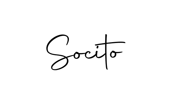Design your own signature with our free online signature maker. With this signature software, you can create a handwritten (Autography-DOLnW) signature for name Socito. Socito signature style 10 images and pictures png