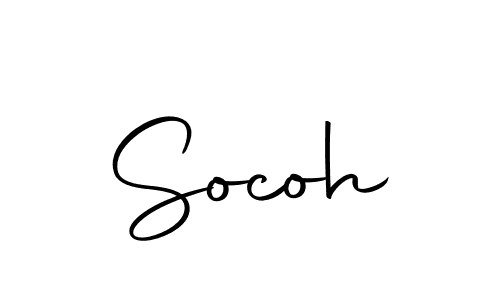 Make a beautiful signature design for name Socoh. With this signature (Autography-DOLnW) style, you can create a handwritten signature for free. Socoh signature style 10 images and pictures png