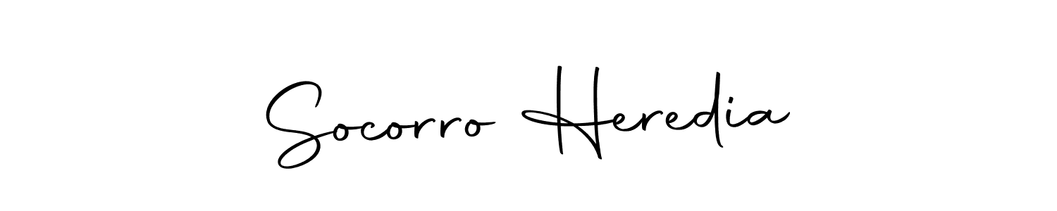 How to make Socorro Heredia signature? Autography-DOLnW is a professional autograph style. Create handwritten signature for Socorro Heredia name. Socorro Heredia signature style 10 images and pictures png