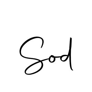 How to make Sod signature? Autography-DOLnW is a professional autograph style. Create handwritten signature for Sod name. Sod signature style 10 images and pictures png