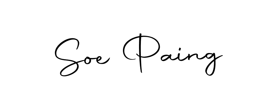 Make a beautiful signature design for name Soe Paing. Use this online signature maker to create a handwritten signature for free. Soe Paing signature style 10 images and pictures png