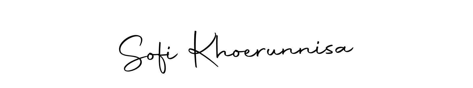 Similarly Autography-DOLnW is the best handwritten signature design. Signature creator online .You can use it as an online autograph creator for name Sofi Khoerunnisa. Sofi Khoerunnisa signature style 10 images and pictures png