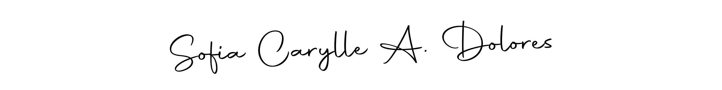 See photos of Sofia Carylle A. Dolores official signature by Spectra . Check more albums & portfolios. Read reviews & check more about Autography-DOLnW font. Sofia Carylle A. Dolores signature style 10 images and pictures png