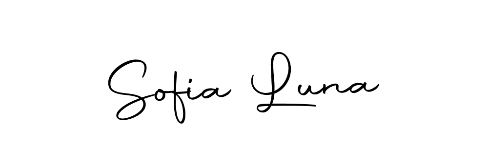 Also we have Sofia Luna name is the best signature style. Create professional handwritten signature collection using Autography-DOLnW autograph style. Sofia Luna signature style 10 images and pictures png