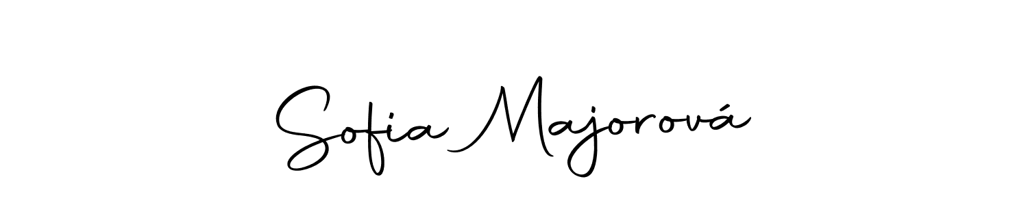 You should practise on your own different ways (Autography-DOLnW) to write your name (Sofia Majorová) in signature. don't let someone else do it for you. Sofia Majorová signature style 10 images and pictures png