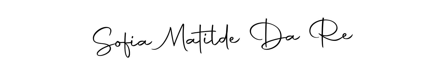 It looks lik you need a new signature style for name Sofia Matilde Da Re. Design unique handwritten (Autography-DOLnW) signature with our free signature maker in just a few clicks. Sofia Matilde Da Re signature style 10 images and pictures png