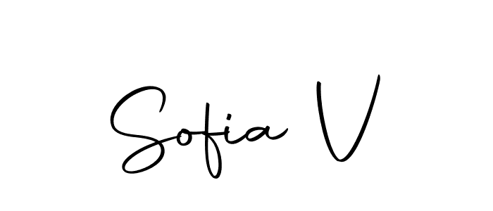 Autography-DOLnW is a professional signature style that is perfect for those who want to add a touch of class to their signature. It is also a great choice for those who want to make their signature more unique. Get Sofia V name to fancy signature for free. Sofia V signature style 10 images and pictures png