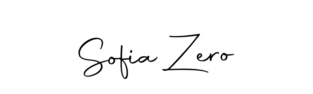 Use a signature maker to create a handwritten signature online. With this signature software, you can design (Autography-DOLnW) your own signature for name Sofia Zero. Sofia Zero signature style 10 images and pictures png