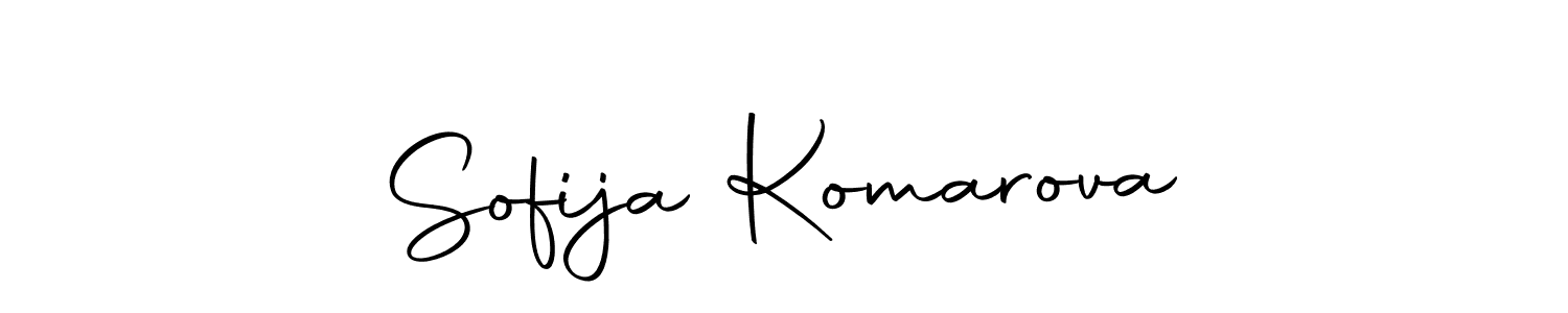 You can use this online signature creator to create a handwritten signature for the name Sofija Komarova. This is the best online autograph maker. Sofija Komarova signature style 10 images and pictures png