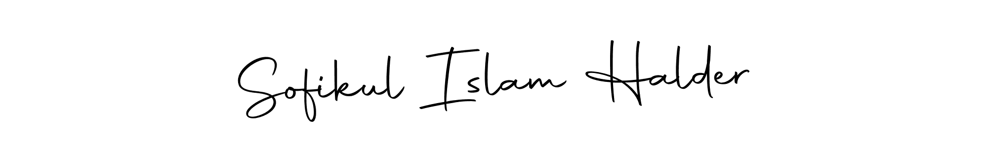 Similarly Autography-DOLnW is the best handwritten signature design. Signature creator online .You can use it as an online autograph creator for name Sofikul Islam Halder. Sofikul Islam Halder signature style 10 images and pictures png