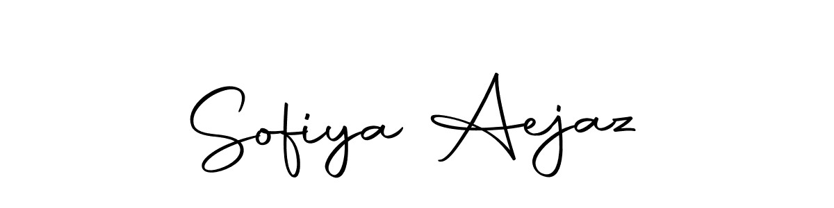 Autography-DOLnW is a professional signature style that is perfect for those who want to add a touch of class to their signature. It is also a great choice for those who want to make their signature more unique. Get Sofiya Aejaz name to fancy signature for free. Sofiya Aejaz signature style 10 images and pictures png