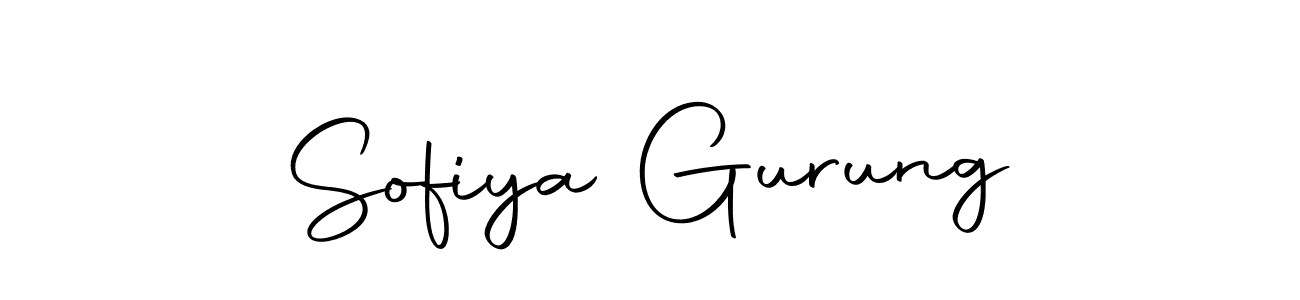 You can use this online signature creator to create a handwritten signature for the name Sofiya Gurung. This is the best online autograph maker. Sofiya Gurung signature style 10 images and pictures png