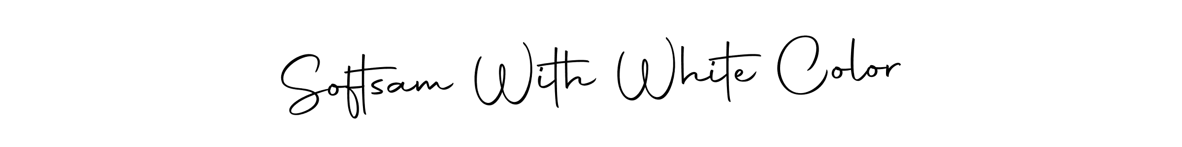 Check out images of Autograph of Softsam With White Color name. Actor Softsam With White Color Signature Style. Autography-DOLnW is a professional sign style online. Softsam With White Color signature style 10 images and pictures png