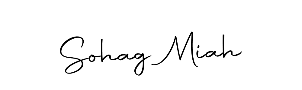 Design your own signature with our free online signature maker. With this signature software, you can create a handwritten (Autography-DOLnW) signature for name Sohag Miah. Sohag Miah signature style 10 images and pictures png