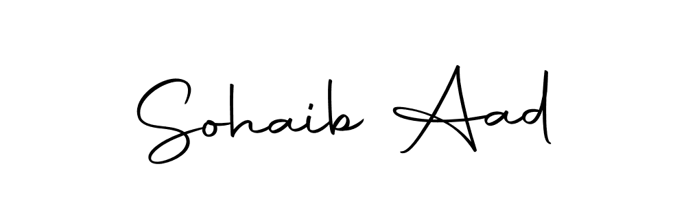 Also we have Sohaib Aad name is the best signature style. Create professional handwritten signature collection using Autography-DOLnW autograph style. Sohaib Aad signature style 10 images and pictures png