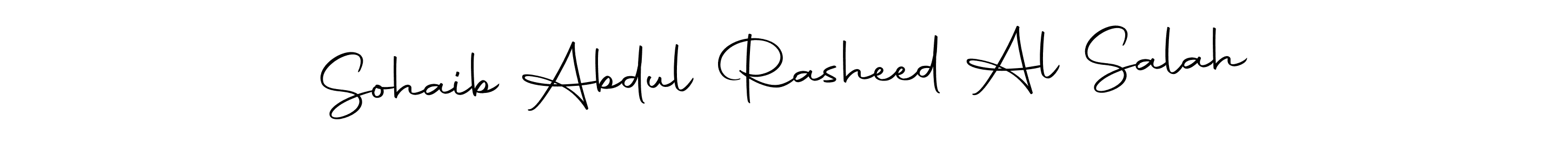 It looks lik you need a new signature style for name Sohaib Abdul Rasheed Al Salah. Design unique handwritten (Autography-DOLnW) signature with our free signature maker in just a few clicks. Sohaib Abdul Rasheed Al Salah signature style 10 images and pictures png