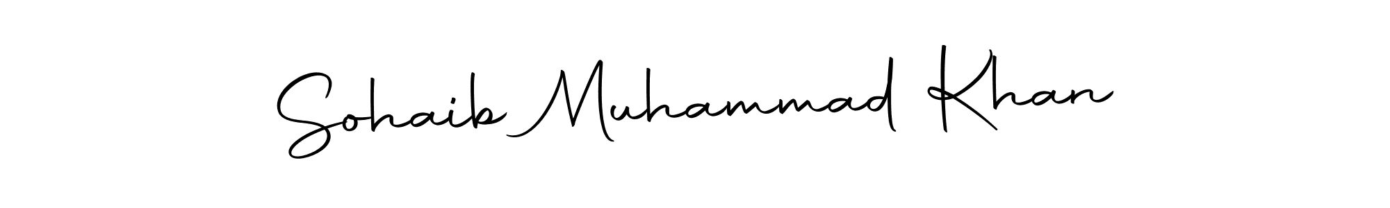 Sohaib Muhammad Khan stylish signature style. Best Handwritten Sign (Autography-DOLnW) for my name. Handwritten Signature Collection Ideas for my name Sohaib Muhammad Khan. Sohaib Muhammad Khan signature style 10 images and pictures png
