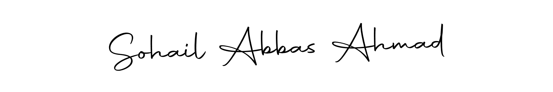 if you are searching for the best signature style for your name Sohail Abbas Ahmad. so please give up your signature search. here we have designed multiple signature styles  using Autography-DOLnW. Sohail Abbas Ahmad signature style 10 images and pictures png