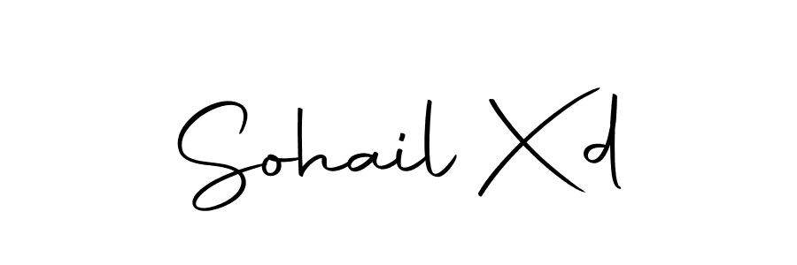 This is the best signature style for the Sohail Xd name. Also you like these signature font (Autography-DOLnW). Mix name signature. Sohail Xd signature style 10 images and pictures png