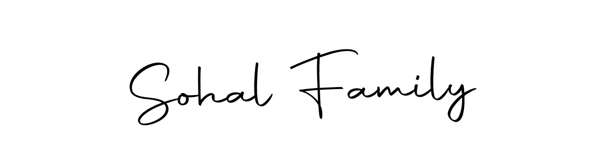 Make a beautiful signature design for name Sohal Family. With this signature (Autography-DOLnW) style, you can create a handwritten signature for free. Sohal Family signature style 10 images and pictures png