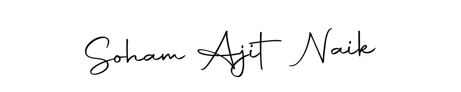 Make a beautiful signature design for name Soham Ajit Naik. With this signature (Autography-DOLnW) style, you can create a handwritten signature for free. Soham Ajit Naik signature style 10 images and pictures png
